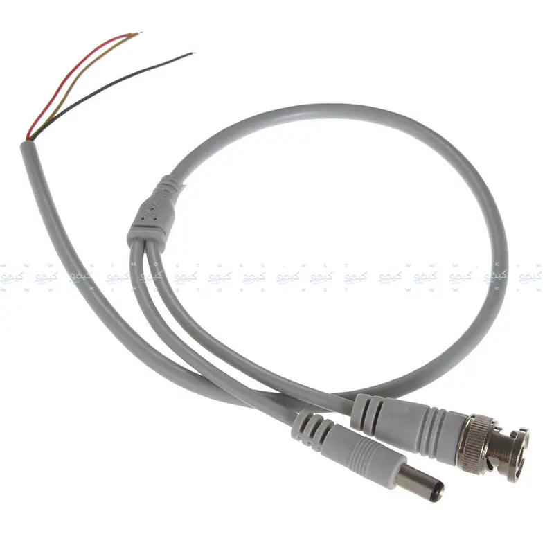 Bnc And Dc Power Male Connector Cable – For Cctv Camera Integration 1