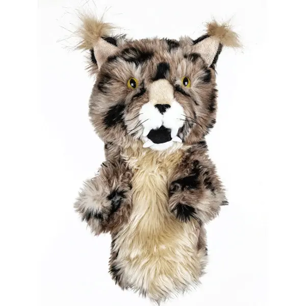 Bobcat Golf Driver Head Cover – Sleek Plush Animal Style From Daphne'S 1
