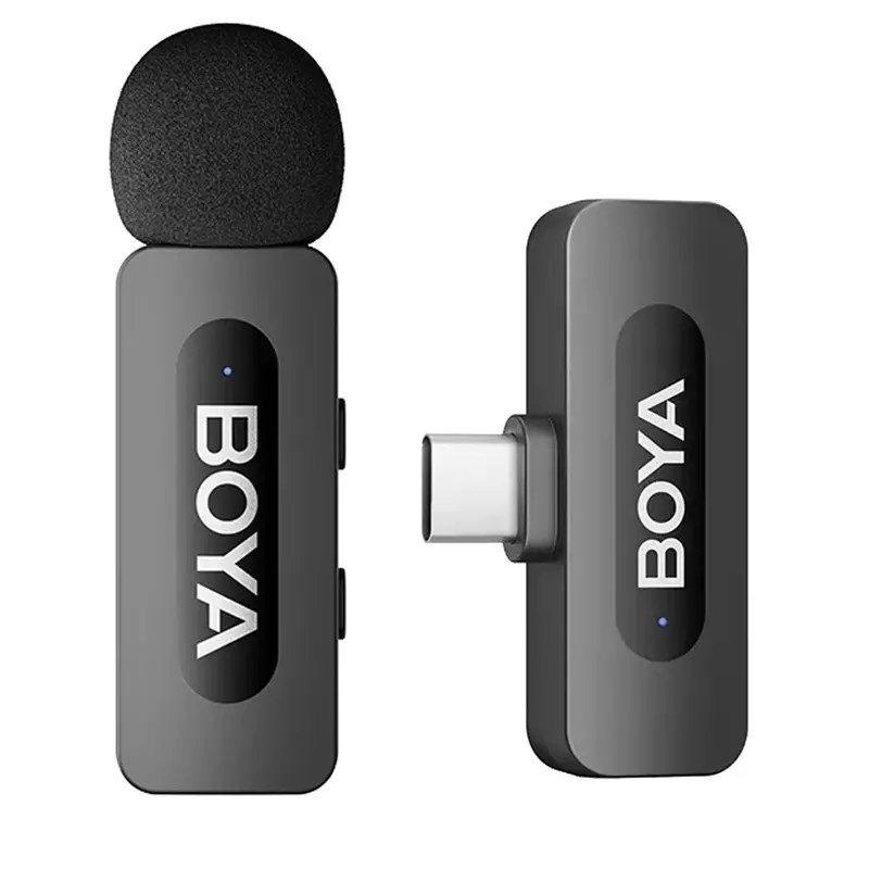 Boya By-V10 V2.0 Wireless Lavalier Mic For Smartphones (Type-C) 1