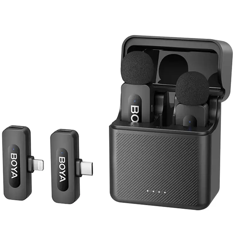 Boya By-V3 Combo – 2-In-1 Wireless Mic System With Lightning & 3.5Mm Options 1
