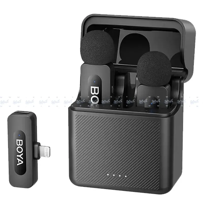 Boya By-V3 Lightning Wireless Microphone Kit – 2.4Ghz Dual-Channel 1