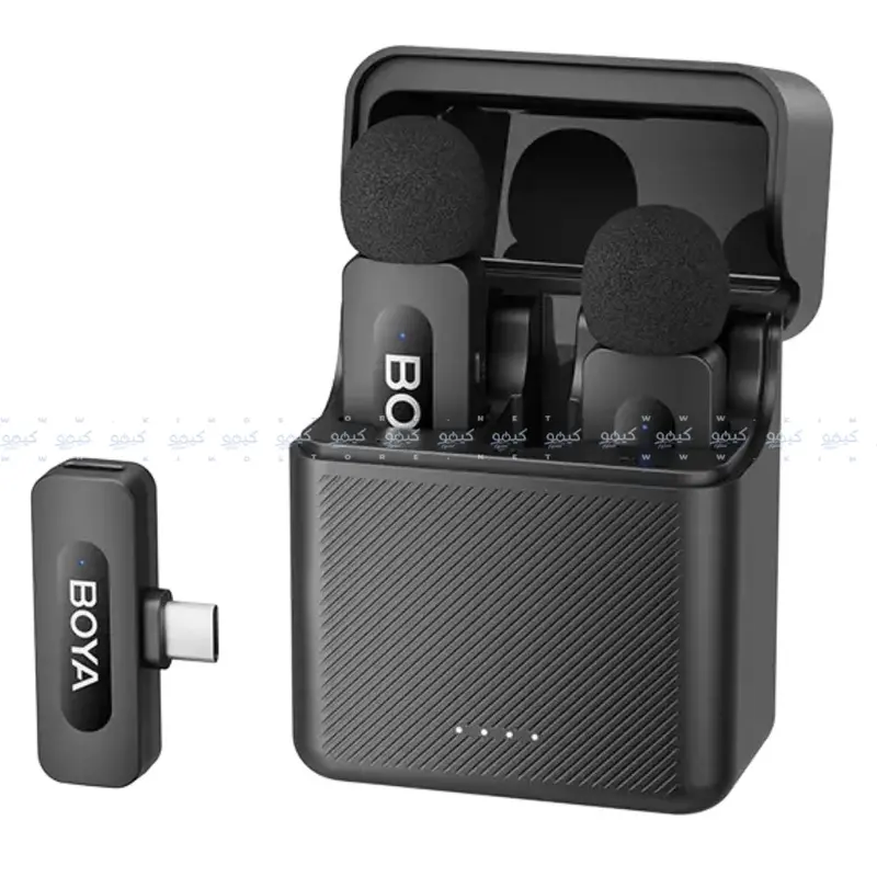 Boya By-V30 Wireless Microphone System – Type-C, 2.4Ghz Dual-Channel 1