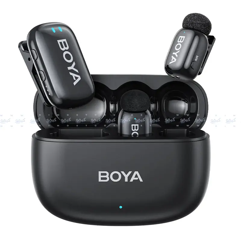 Boya Mini-18 Wireless Lavalier Mic – 2.4Ghz Dual-Channel, 3.5Mm Output 1