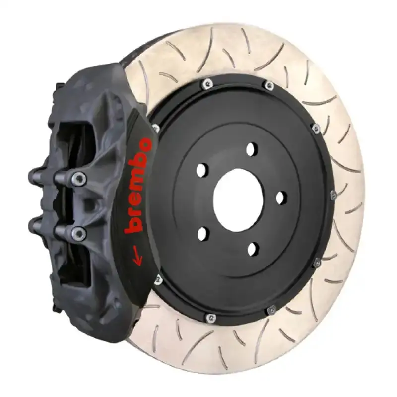 Brembo Race Big Brake Kit – Front, 2009–2016 Audi A4, 6-Piston Forged Calipers, 380X35Mm T3-Slotted Two-Piece Rotors 1