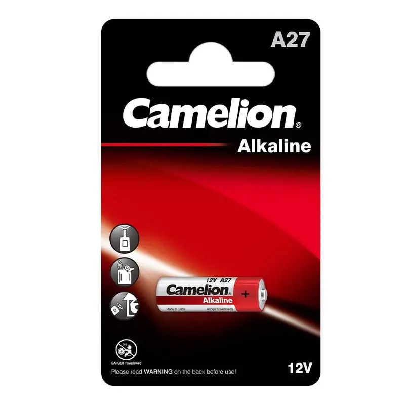 Camelion A27 Alkaline Battery – 12V Compact Remote Control Cell 1