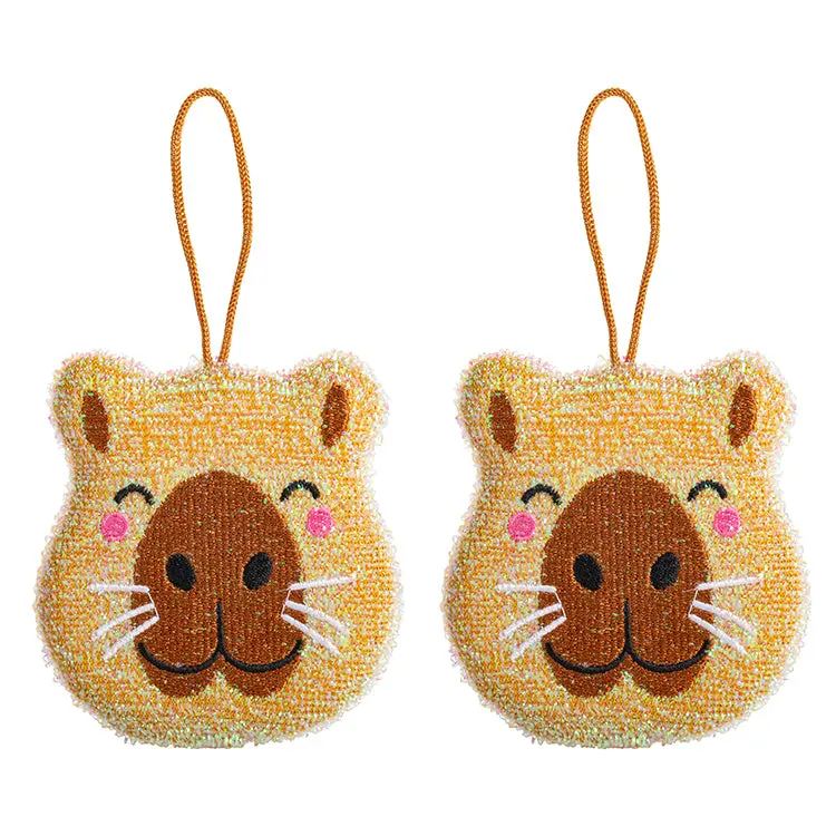 Capybara-Designed Dual-Sided Scrub Sponge 1
