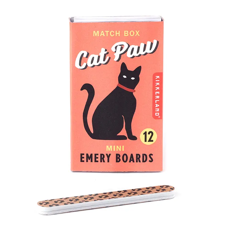 Cat Paw–Shaped Matchbox Emery Boards 1