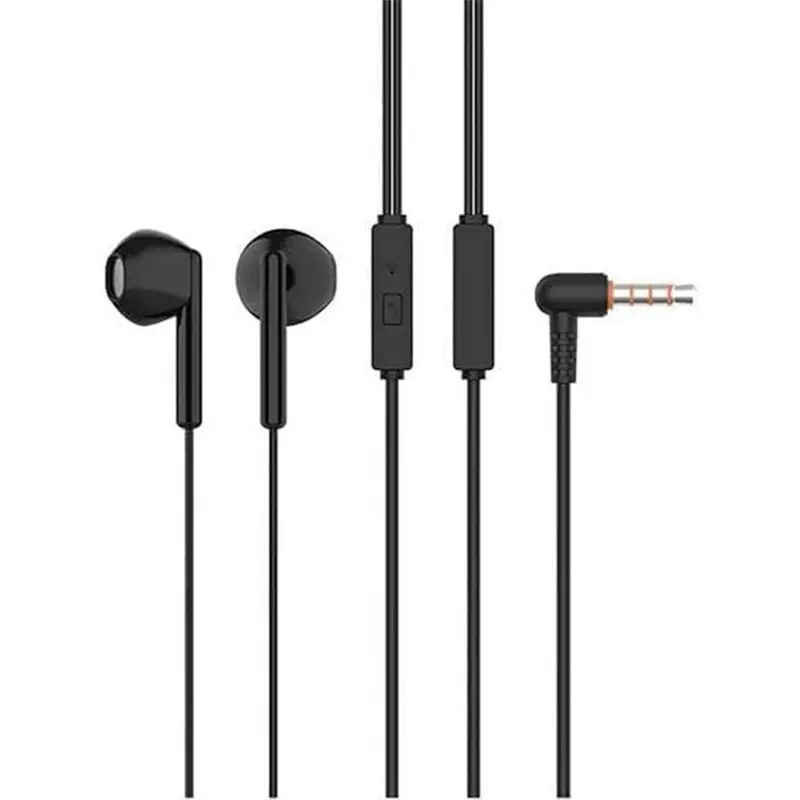 Celebrat G6 Stereo Wired Earphones – Budget-Friendly Black Model 1