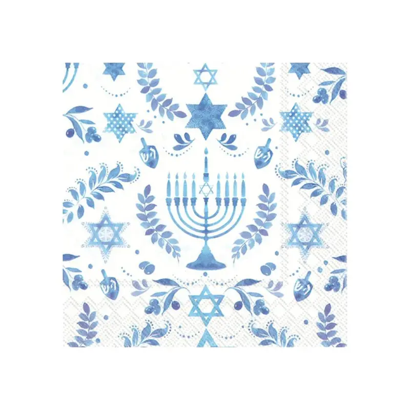 Chanukah Cocktail Napkins – Festive Holiday Party Supplies (Pack Of 20) 1