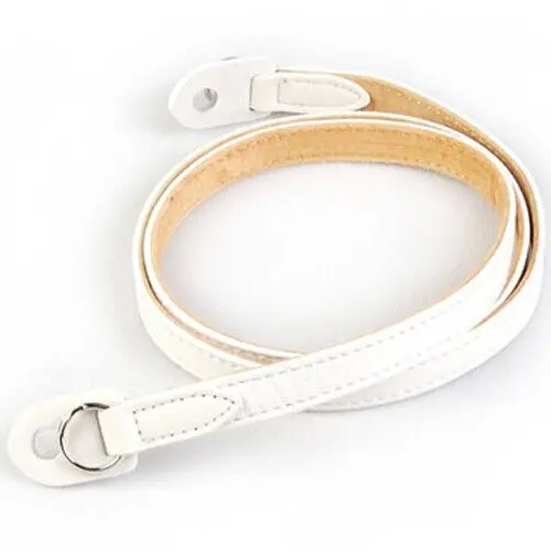 Ciesta Rf12 Full-Grain Leather Camera Strap – Crisp White Design For Professional Cameras 1