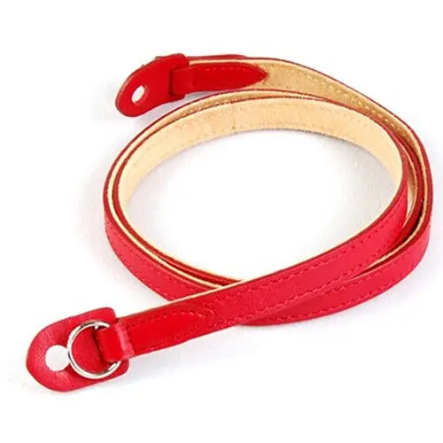 Ciesta Rf12 Genuine Leather Camera Strap – Bold Red Edition For Interchangeable Lens Cameras 1