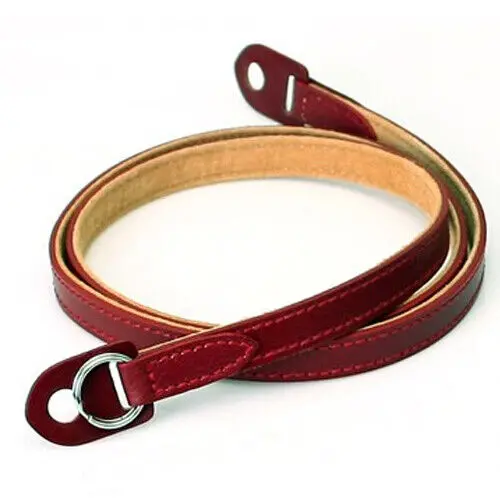 Ciesta Rf12 Premium Leather Camera Strap – Deep Red Finish Compatible With Leica, Nikon & More 1