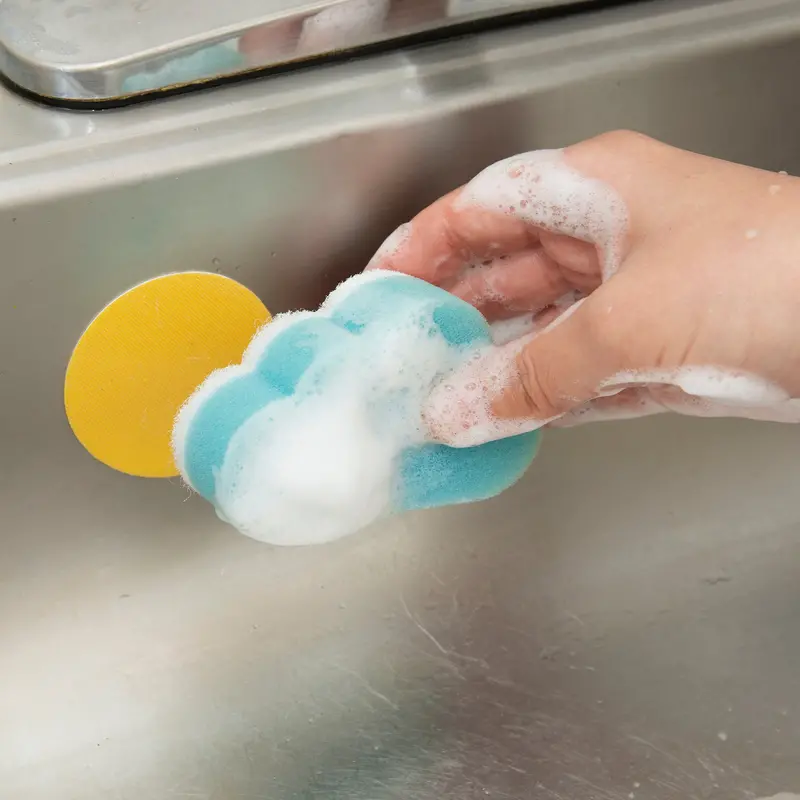 Cloud-Shaped Grab 'N Scrub Cleaning Tool 1