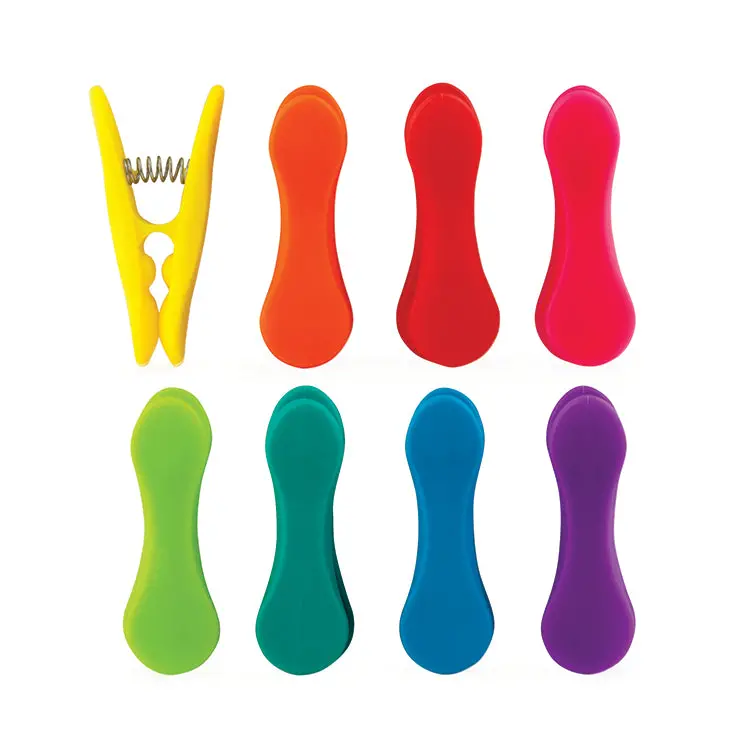 Colorful Rainbow Bag Clips For Snack & Storage Bags 1