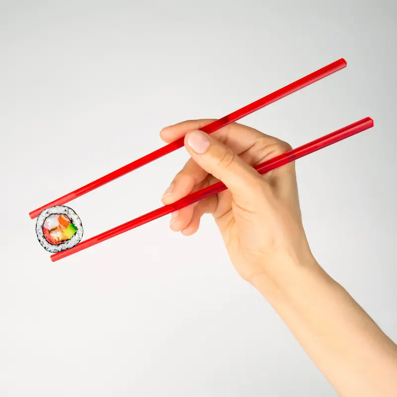 Colorful Rainbow-Design Reusable Chopsticks 1