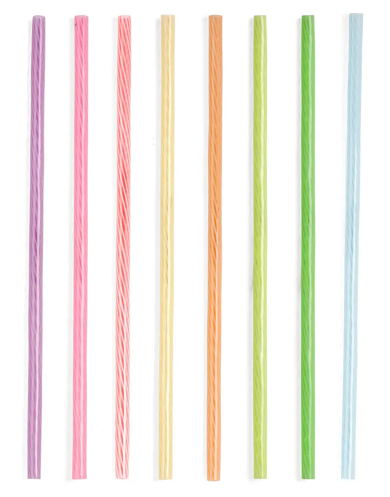 Colorful Reusable Rainbow Drinking Straws 1