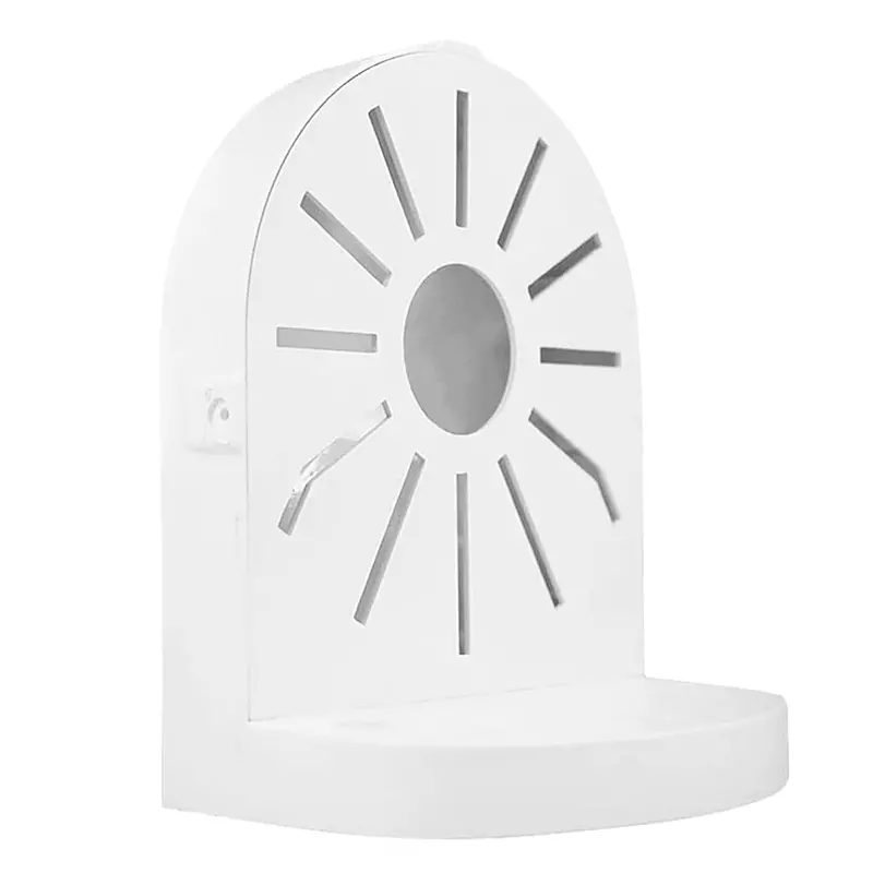 Compact L-Shaped Plastic Cctv Bracket – Small Profile 1