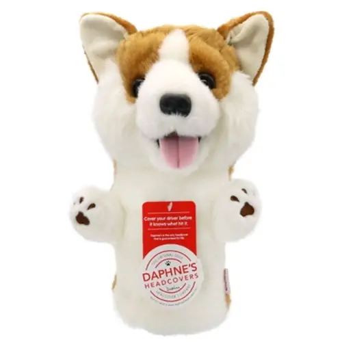 Corgi Golf Driver Head Cover – Daphne’S Playful Animal Doll Collection 1
