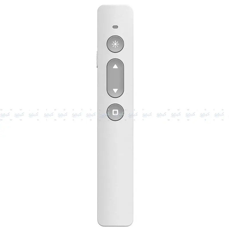 Coteci 81001-Wh Wireless Presentation Remote – Multi-Function Clicker With Laser Pointer (White) 1