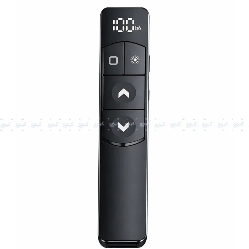 Coteci 81005 Digital Presentation Remote – Laser Pointer & Slide Controller With Ergonomic Black Design 1
