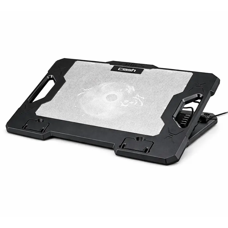 Crash C1000 White Laptop Cooling Stand With Dual Fans 1
