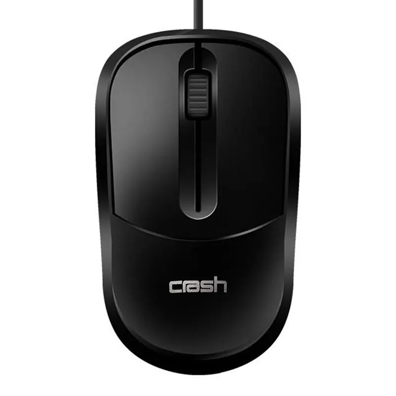 Crash C3000 Wired Optical Mouse – Ergonomic Design, 1000 Dpi, Plug-And-Play Usb 1