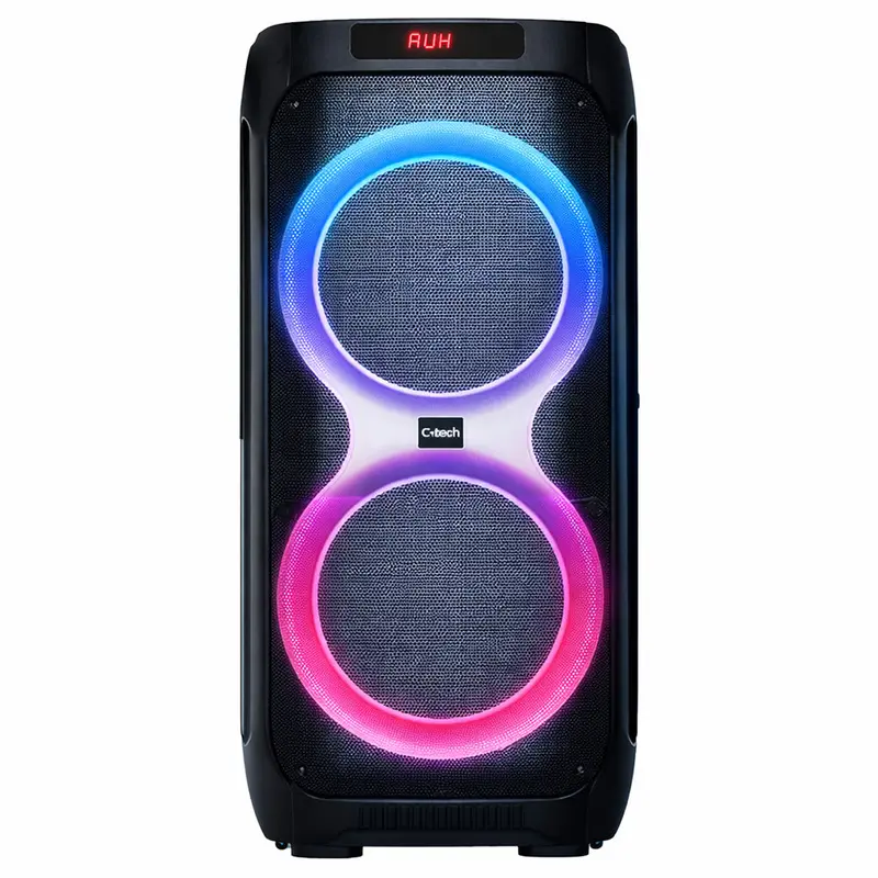 Crash Party8090 Rgb 1.0 Channel Speaker – Dynamic Mono Audio With Illuminated Effects 1