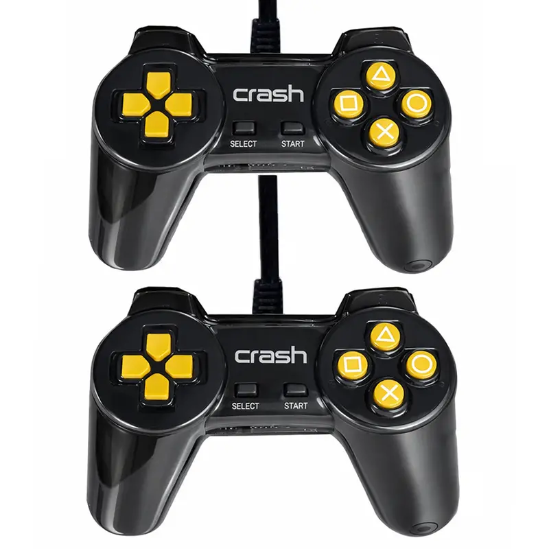 Crash X1 Wired Dual-Vibration Gamepad – Pc & Android Controller With Turbo Function 1