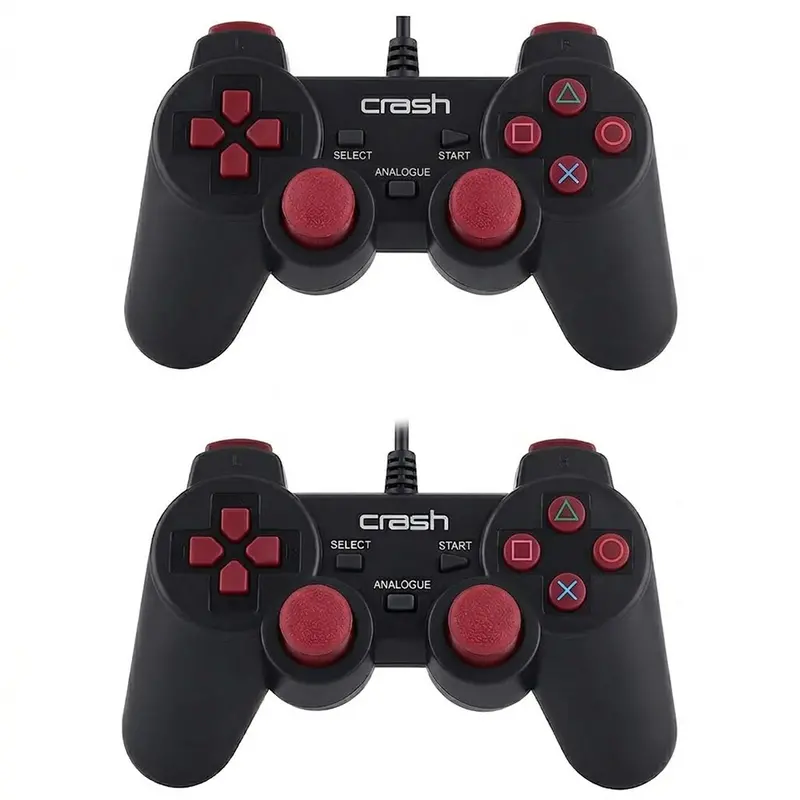 Crash X2 Wired Gamepad With Analog Sticks And Vibration 1