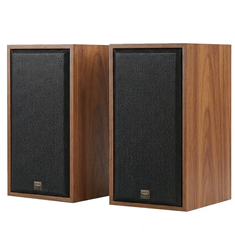 Crash X5 2.0 Stereo Speaker – Warm Brown Finish With Clear Dual-Speaker Audio 1