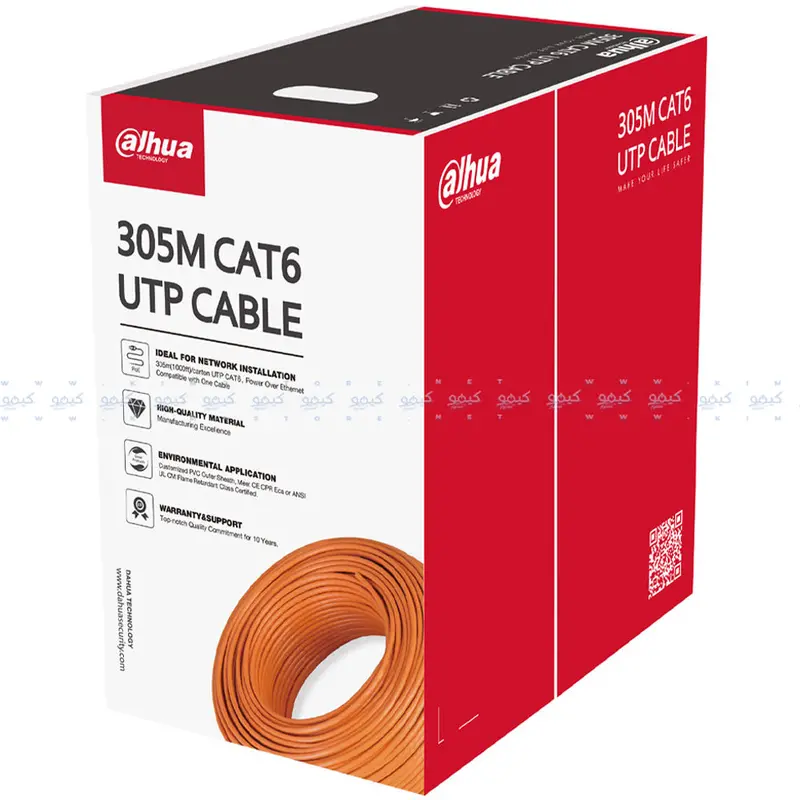 Dahua Dh-Pfm922I-6Un-C Cat6 Utp Network Cable – 305-Meter Bulk Roll 1