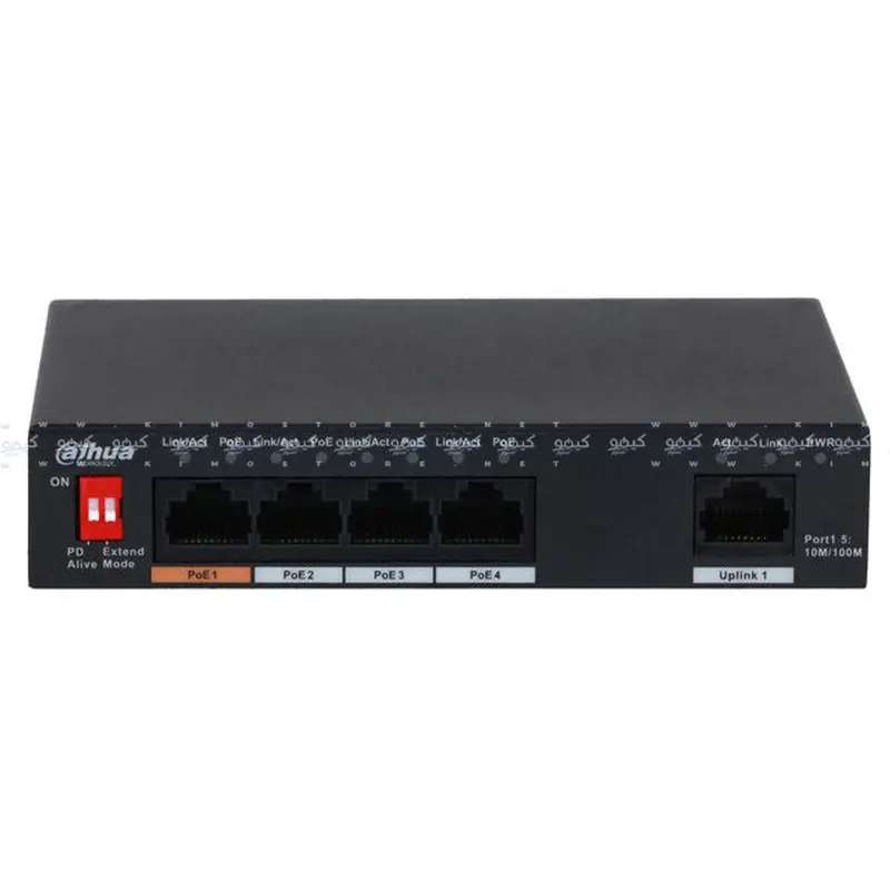 Dahua Dh-Pfs3005-4Et-60 4-Port Unmanaged Poe Desktop Switch With Uplink 1