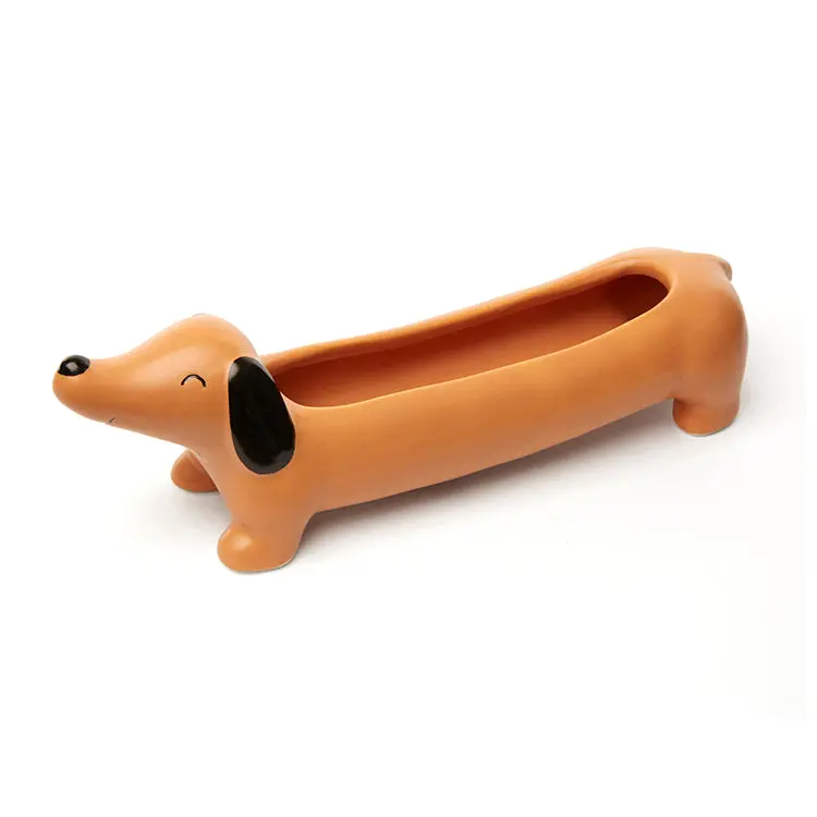 Daisy The Dachshund Ceramic Planter 1