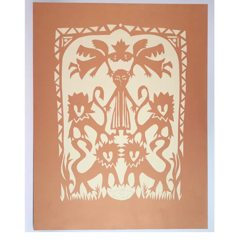 Daniel And The Lions – Collectible Unframed Limited Edition Print 1