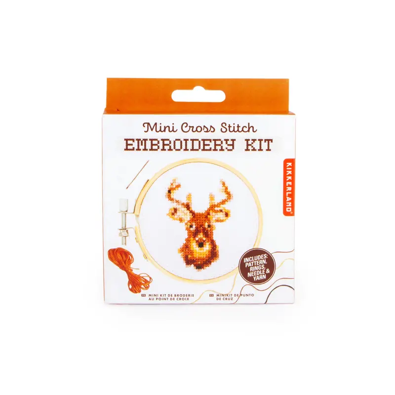 Deer-Themed Beginner Cross-Stitch Kit 1