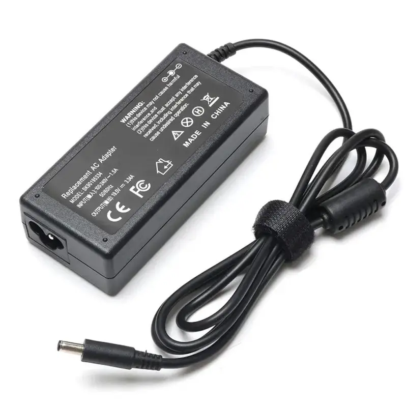 Dell-Compatible Laptop Power Adapter – 19.5V 3.34A (4.5×3.0Mm Tip) 1