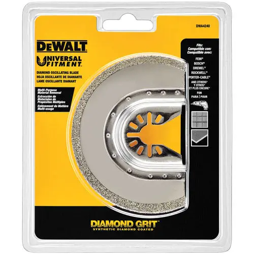 Dewalt Dwa4240 Diamond-Grit Half-Moon Oscillating Blade – 95Mm Flush-Cut 1