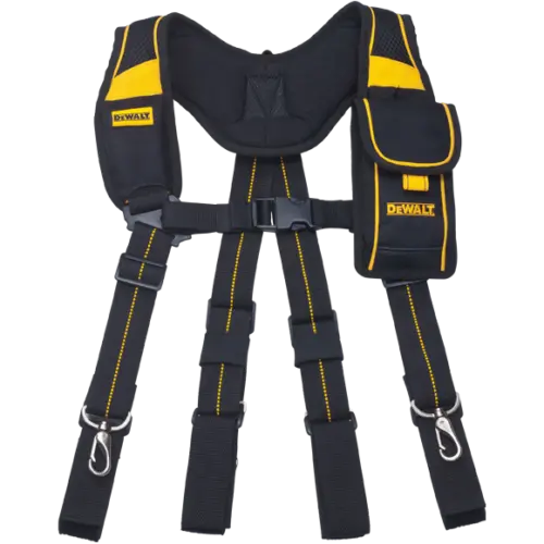 Dewalt Pro Adjustable Suspender Tool Belt With Integrated Mobile Pouch – Dwst80915-8 1