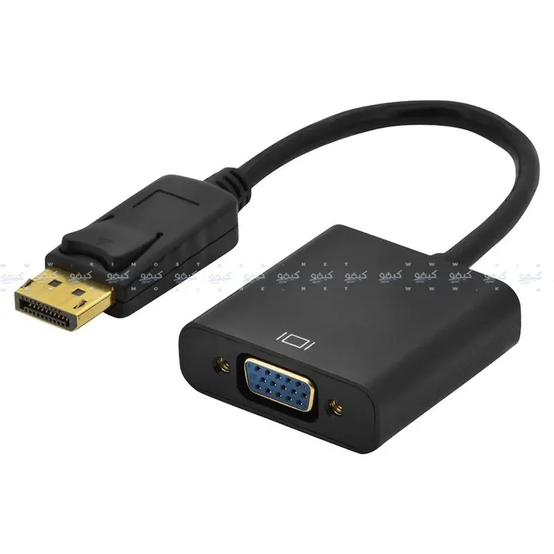 Displayport To Vga Active Adapter – Reliable Analog Signal Conversion For Legacy Displays 1