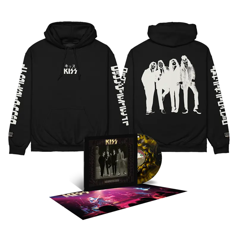 Dressed To Kill 50Th Anniversary Vinyl + Rock And Roll All Nite Sweatshirt Bundle 1