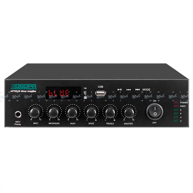 Dsppa Mp120Ub Compact 120W Digital Mixer Amplifier 1