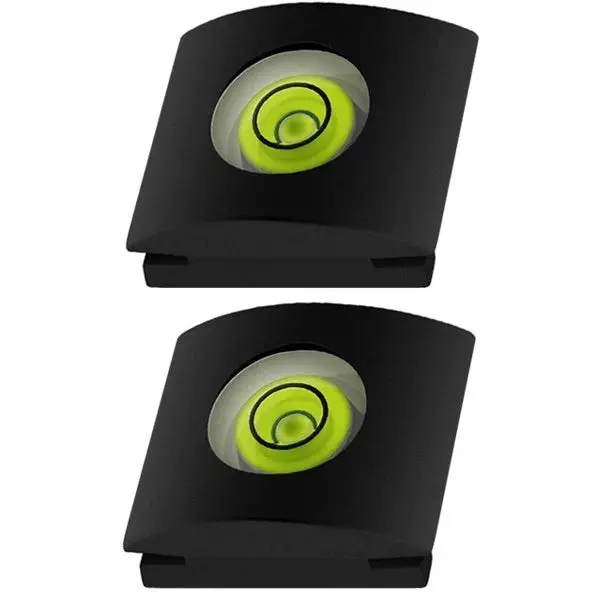 Dual-Pack Hot Shoe Spirit Level – 2-Axis Bubble Level Caps For Camera Mounts 1
