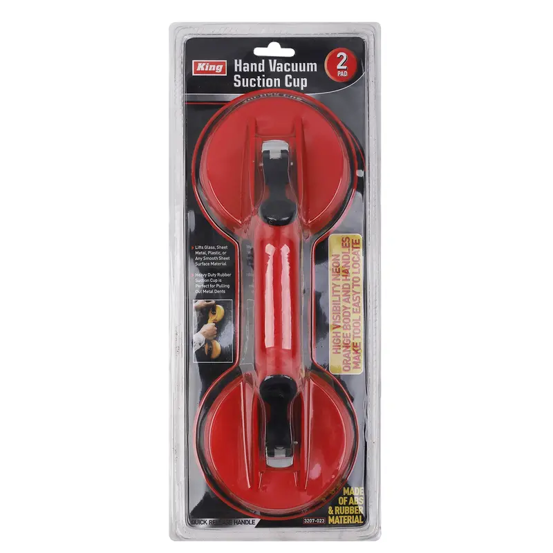 Dual-Pad Handheld Vacuum Suction Cup – Reusable, Strong Grip For Smooth Surfaces (Model 3207-0) 1