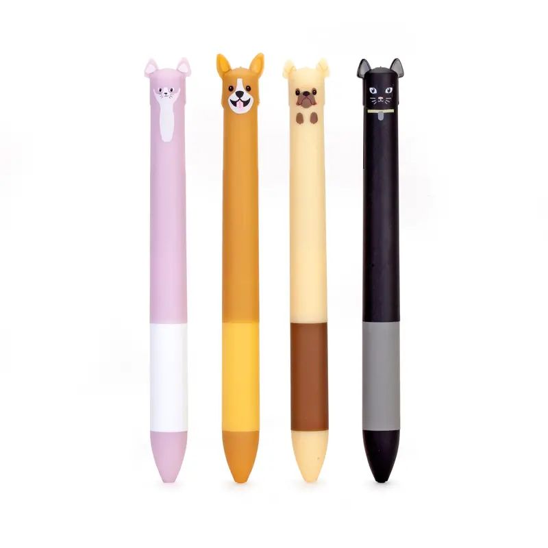 Dual-Pet Themed Multicolor Writing Pens 1