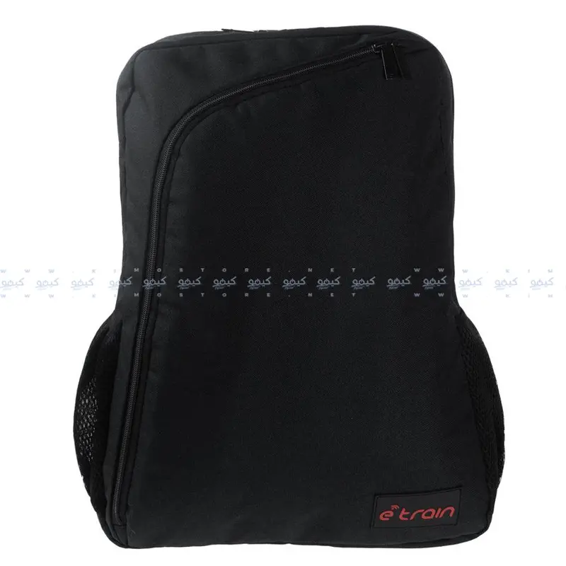 E-Train Bg02B Professional Laptop Backpack – Matte Black 1