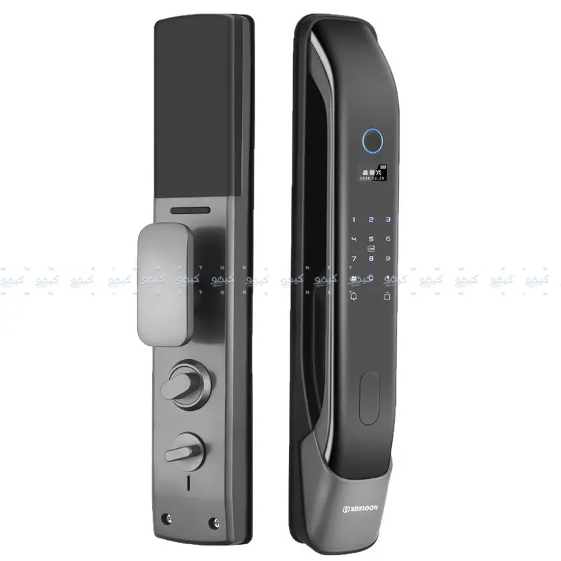 Elite Sec Source El500 Smart Door Lock – Biometric Entry System With Built-In Lcd Monitor And Anti-Tamper Alerts 1