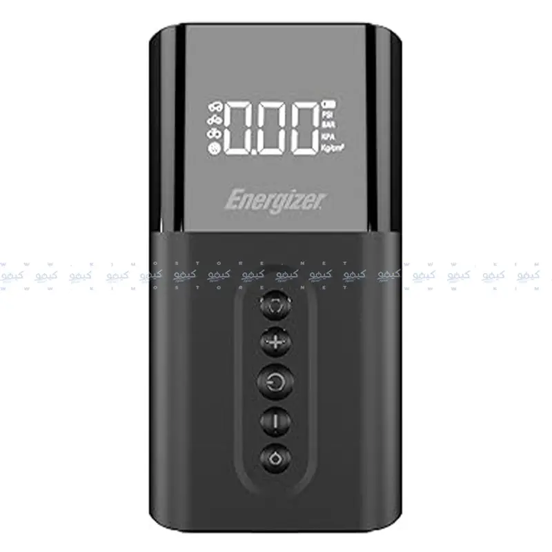 Energizer Pac6003 Portable Air Compressor With Power Bank Function – Black 1