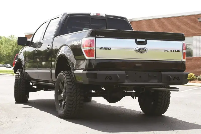 Fab Fours Paintable Heavy-Duty Rear Bumper – Includes Reinforced 0.75" D-Ring Mounts (Ff09-W1750-B) 1