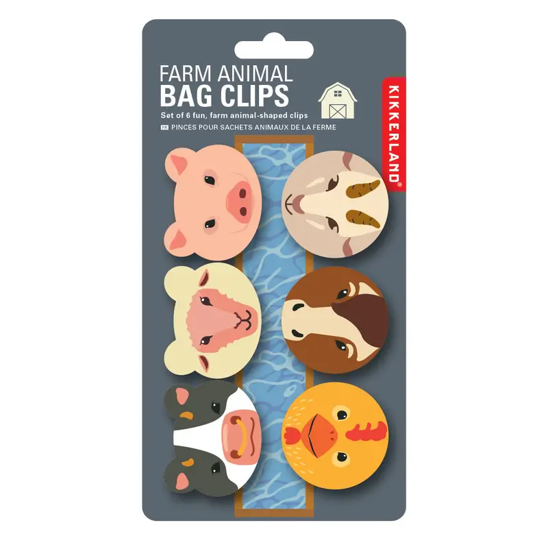 Farm Animal-Shaped Reusable Bag Clips 1