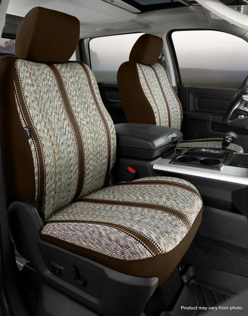 Fia Tr49-73 Brown Saddleblanket Front Seat Covers For Jeep Wrangler 1
